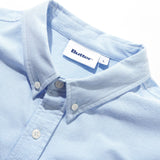 BUTTER + PEANUTS SPIKE OXFORD SHIRT - BLUE