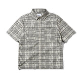 BUTTER SPRING SS SHIRT - BLACK / CREAM