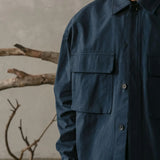 LOWF STRUCTURE LS SHIRT - NAVY