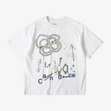 CANDICE BLOOM SS TSHIRT - WHITE