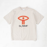 CANDICE CIRCUIT SS TSHIRT - MUSHROOM