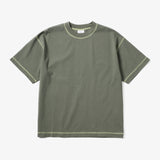 CANDICE CONTRAST SS TSHIRT - SAGE