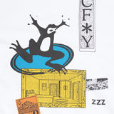CANDICE FROG DREAMING SS TSHIRT - WHITE