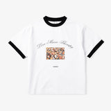 CANDICE LMT RINGER SS TSHIRT - WHITE