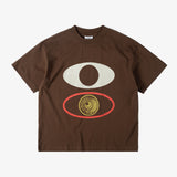 CANDICE SEEING SS TSHIRT - BROWN