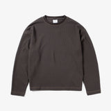 CANDICE WAFFLE LS TSHIRT - MUD