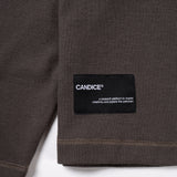 CANDICE WAFFLE LS TSHIRT - MUD