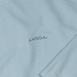 CANDICE LOGO WAFFLE LS TSHIRT - BABY BLUE