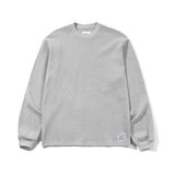 BUTTER WAFFLE LS SHIRT - ATHLETIC GREY