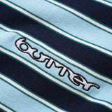 BUTTER WITNESS STRIPE POLO - NAVY / BLUE
