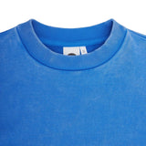 COLOUR PLANE ACID WASH HEAVYWEIGHT CREWNECK SWEATSHIRT - BLUE