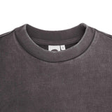 COLOUR PLANE ACID WASH HEAVYWEIGHT CREWNECK SWEATSHIRT - STONE