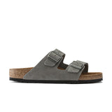 BIRKENSTOCK ARIZONA  - DESERT BUCK WHALE GREY NUBUCK LEATHER