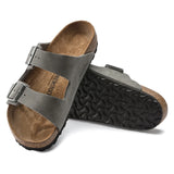 BIRKENSTOCK ARIZONA  - DESERT BUCK WHALE GREY NUBUCK LEATHER
