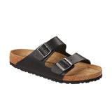 BIRKENSTOCK ARIZONA  - VINTAGE WOOD BLACK NATURAL LEATHER