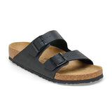 BIRKENSTOCK ARIZONA BIRKO FLOR - SAFFIANO BLACK