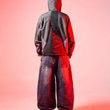 BUZZCUT VESPER HOODED RAIN JACKET  - BLACK / CHARCOAL