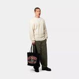 CARHARTT WIP GRAPHIC CANVAS TOTE BAG - UNDERGROUND PRINT / BLACK