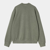 CARHARTT WIP CASPIAN SWEATSHIRT - PARK HEATHER GARMENT DYED