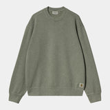 CARHARTT WIP CASPIAN SWEATSHIRT - PARK HEATHER GARMENT DYED