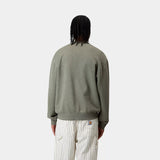 CARHARTT WIP CASPIAN SWEATSHIRT - PARK HEATHER GARMENT DYED