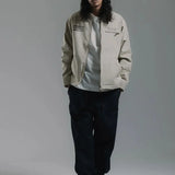 CAT WWR PEORIA PRINTED CANVAS JACKET - ABBEY STONE