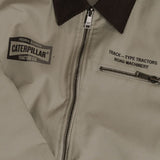 CAT WWR PEORIA PRINTED CANVAS JACKET - ABBEY STONE
