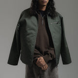 CAT WWR PEORIA TWILL JACKET - BEETLE GREEN