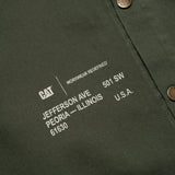 CAT WWR TWILL CHORE JACKET - BEETLE GREEN