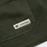 CAT WWR TWILL CHORE JACKET - BEETLE GREEN