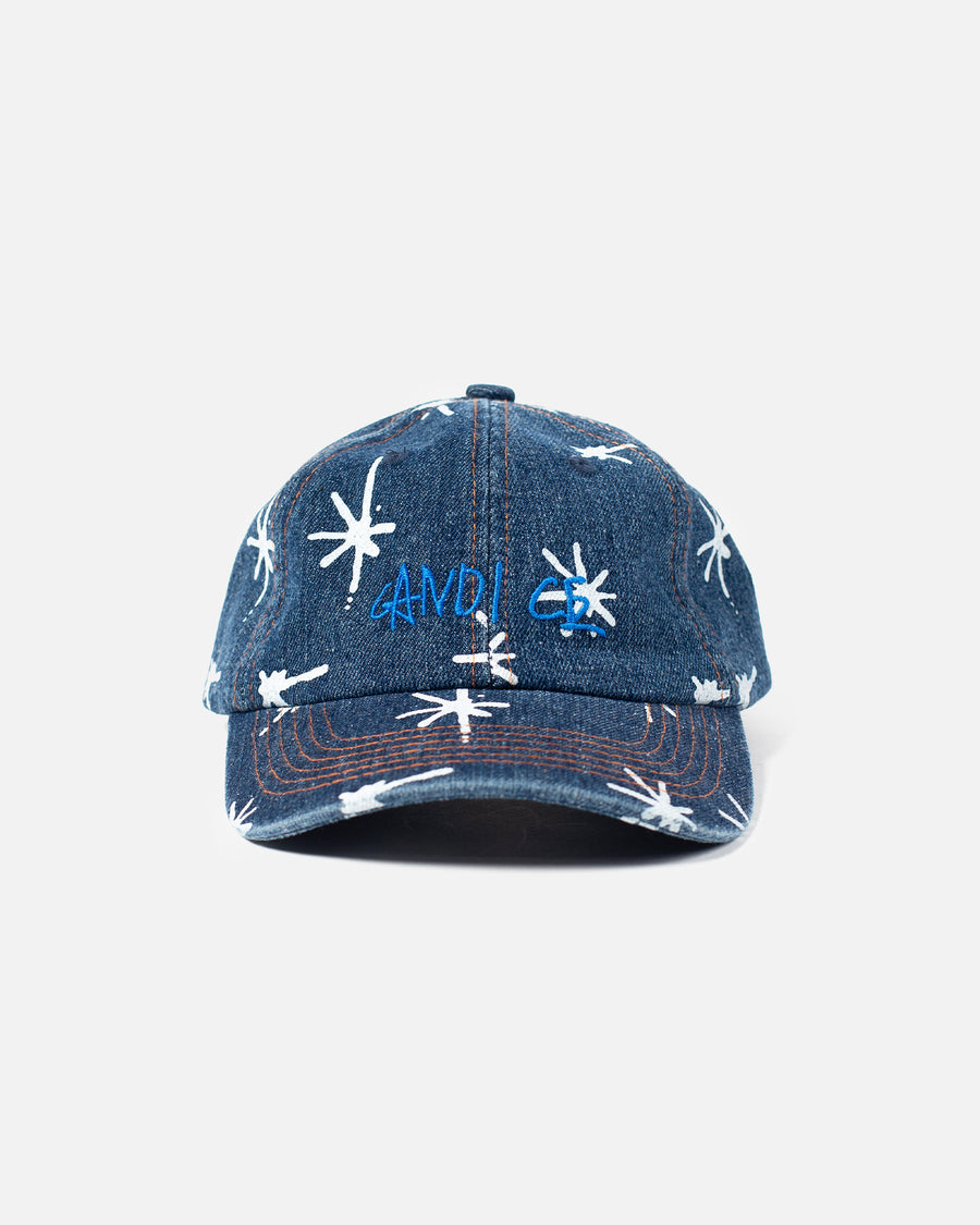 CANDICE COME WITH ME 6 PANEL HAT - DENIM