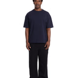 COLOUR PLANE HEAVYWEIGHT TSHIRT - NAVY