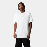 CARHARTT WIP CHASE SS TSHIRT - WHITE