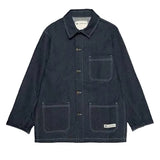 CAT WWR RAW DENIM CHORE JACKET - UNWASHED RAW DENIM