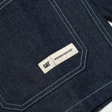 CAT WWR RAW DENIM CHORE JACKET - UNWASHED RAW DENIM