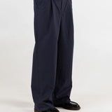 CANDICE PLEATED PANTS - NAVY