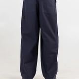 CANDICE PLEATED PANTS - NAVY