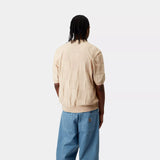 CARHARTT WIP CHECKER KNITTED POLO - FLEUR DE SEL