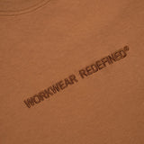 CAT WWR EMBROIDERED SS TSHIRT - CAMEL