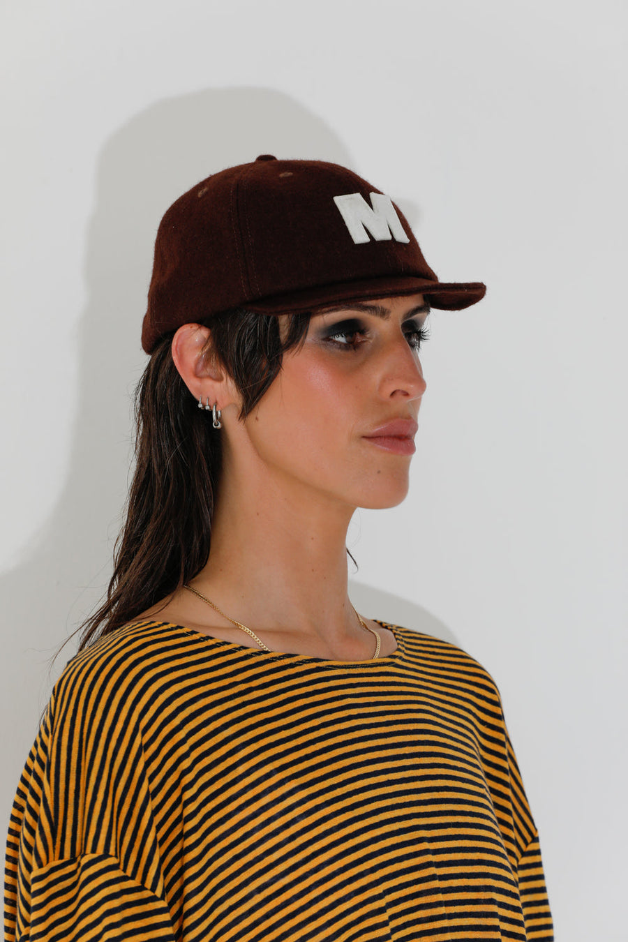 MONPHELL MAURICE CASQUETTE CAP - BROWN