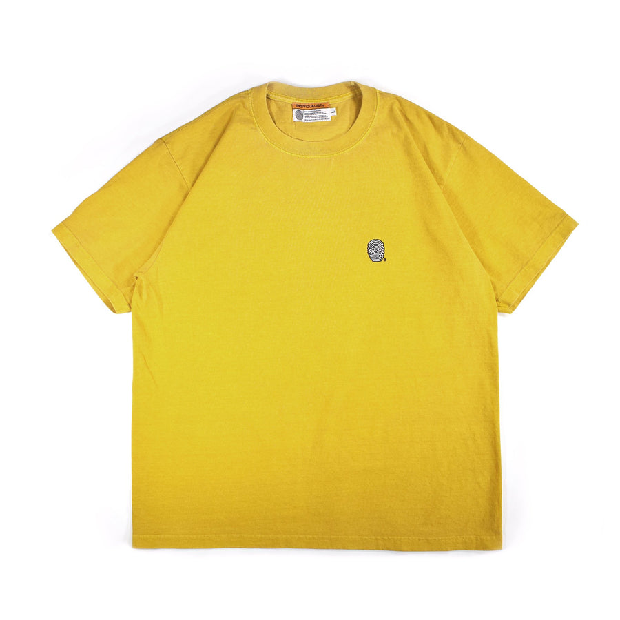 INDIVIDUALIST DIY TSHIRT SS - OVER DYED MUSTARD