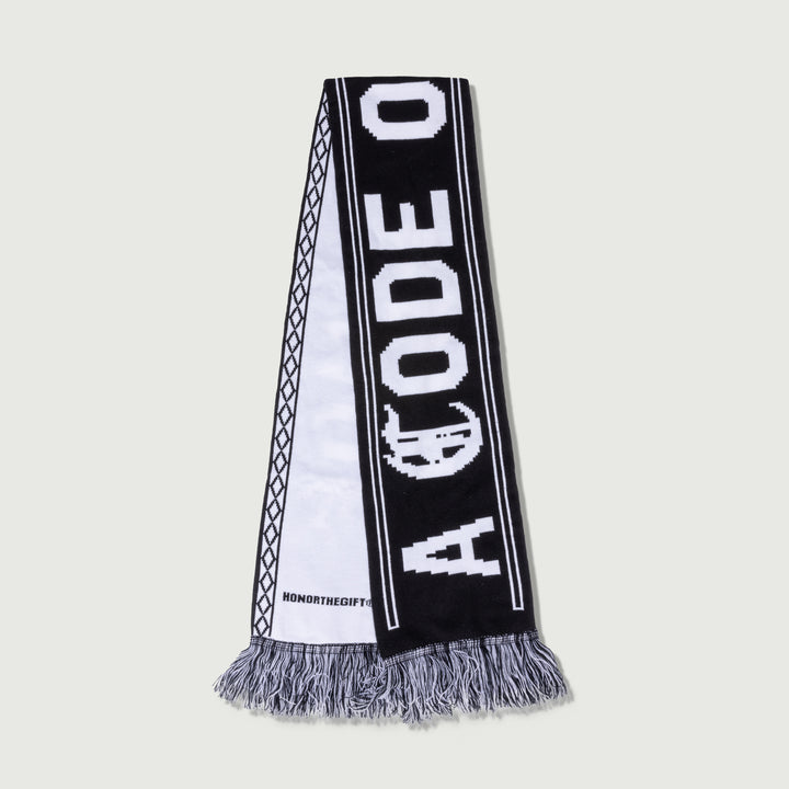 HONOR THE GIFT CODE OF HONOR SCARF - BLACK / WHITE