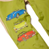 THE CAR COMPANY PORSCHE PANT - KHAKI / LIME