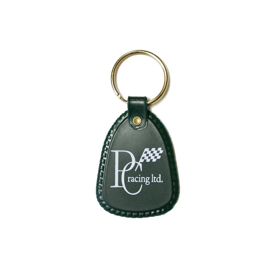 PERIOD CORRECT RACE DAY KEY RING - GREEN